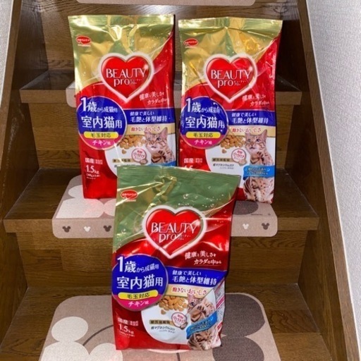 キャットフード ビューティープロ1歳から成猫用1.5kg