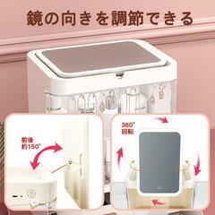 鏡付き卓上ドレッサーの画像
