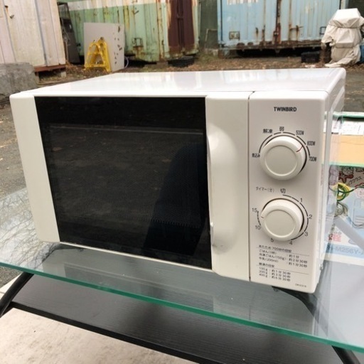 ツインバード 電子レンジ DR-D319 50Hz 2015年製