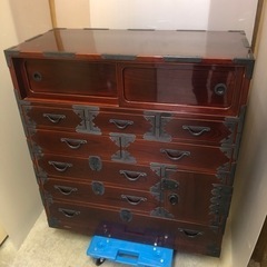 【美品】飛騨工匠 飛騨春慶塗 帳箪笥　アンティーク チェスト 家...