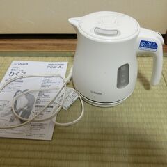 タイガー　電気ケトル　２１年製の画像