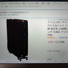 【取引中】折り畳みベッド　OTB-TRN