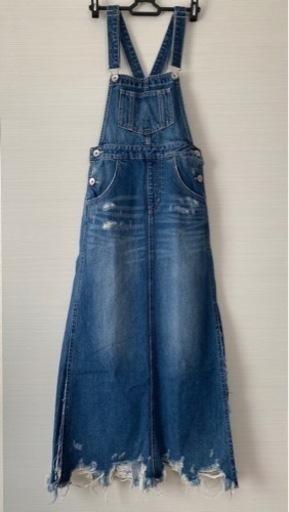 63.GYDA SIDE SLIT サロペット