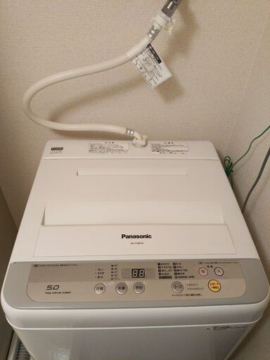 美品、パナソニック洗濯機、5キロ、一人暮らしなど