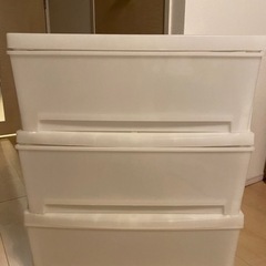 プラチェスト（3段）希望あれば2点セットでのお譲り可能の画像