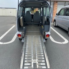 軽バン  車イスごと乗れるスロープ付き福祉車両、貨物車レンタル ...