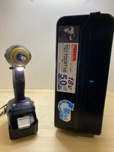中古 マキタ　TD170 18V インパクトドライバー　カスタムカラー　フルセット