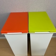 【決まりました！】フタつきゴミ箱(45L)・キャスターつき