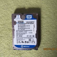 ノートパソコン用ハードディスク　320GB   SATA