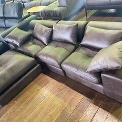 新品ローソファー！新素材ファブリックレザー！座り心地が違う！128000円ヲ49800円