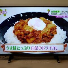 お値下げ！【自社配送は札幌市内限定】Panasonic/パナソニック VIERA/ビエラ 43V型 4K液晶テレビ TH-43GX500 リモコン付き 2019年製 動作OK 中古【USED】