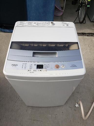 ☆美品☆AQUA 4.5㎏ 全自動洗濯機 AQW-S45E 2017年製 動作品 単身/一人暮らし アクア\n\n