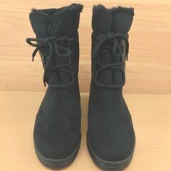 未使用品 ロイデ レースアップブーツ レディース37 23.0㎝ ブラック ドイツ製 ROHDE Art2875 シンパッテクス SYMPATEX 防寒 防水 編み上げ 内ボア 札幌 西野店の画像