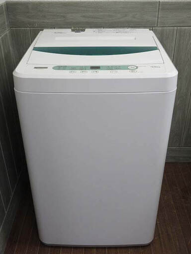 ss3259　ヤマダ電機　洗濯機　YWM-T45G1　4.5kg　グリーン　YAMADA　全自動電気洗濯機　ステンレス槽　節水　YAMADASELECT　パワフル　槽洗浄　風乾燥
