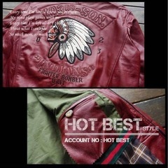 革ジャンの画像