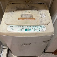 ジャンク品　東芝　洗濯機　AW-305 ふただけ壊れた