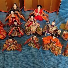 久月雛人形フルセットの画像