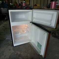 【お引取りのみ】冷凍冷蔵庫 90L 2017年製 S cubism エスキュービズム WR-2090WD 川崎市川崎区の画像