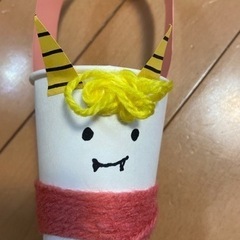 節分　鬼の豆カッププレゼント