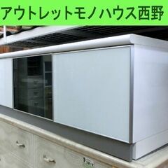訳アリ 大型 テレビボード 幅150cm エナメル鏡面仕上げ テ...