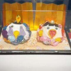 雛人形【つまみ細工】の画像