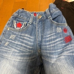 140 デニム  ズボン　140 セットの画像