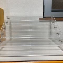 クリア収納棚6段