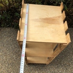 通園グッズ収納の画像