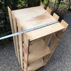 通園グッズ収納の画像