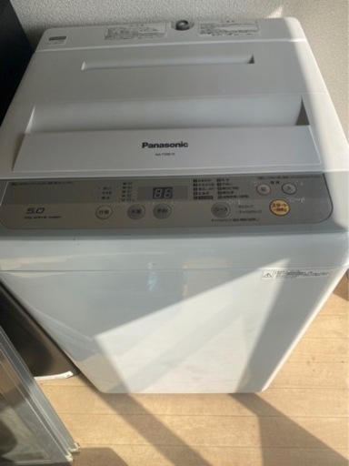 大人気⭐️Panasonic洗濯機5.0キロ‼️2017年製(NA-F50B10)‼️現物見れます‼️セット割可能です‼️