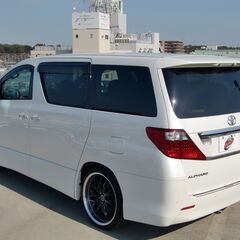 神奈川★全国対応★アルファード240S★社外21インチAW★Bモニター★カーボンボンネット★車検R5/10【自社ローン】★保証人無しの画像
