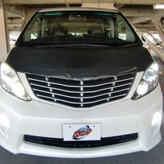 神奈川★全国対応★アルファード240S★社外21インチAW★Bモニター★カーボンボンネット★車検R5/10【自社ローン】★保証人無しの画像