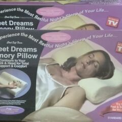 低反発熟睡 枕・2個セット　未使用品　ベージュ