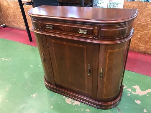 【愛品館八千代店】象嵌　コンソールキャビネット