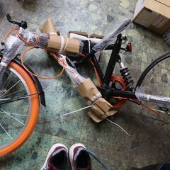 20インチ折畳の新車で後輪が欠品　自分で組める方