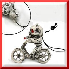 ■■【復活！】■バイカー・ライダー御用達【スカル チャリンコ ストラップ】②◼️の画像