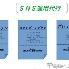 SNS運用代行致します！月額15,000円 - 草津市