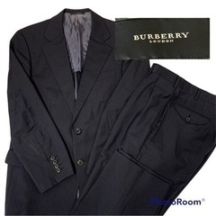 Burberry LONDON バーバリー ロンドン ネイビー ストライプ 2B