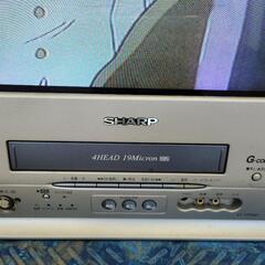 テレビデオ(VHS再生できます)の画像