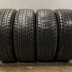 DUNLOP WINTER MAXX SJ8 215/65R16 16インチ スタッドレス 4本 2017年製 バリ溝 エクストレイル デュアリス等　(TD678)クレジットカード QRコード決済可能