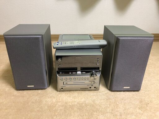 Victor マイクロコンポMDシステム UX-WD700-M （CD、ダブルMD、カセット）