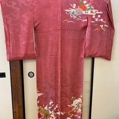 アンティーク着物 可愛いピンク 2枚セット