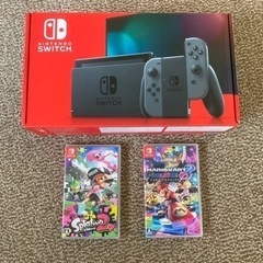 美品ニンテンドースイッチ新モデルとゲーム2種