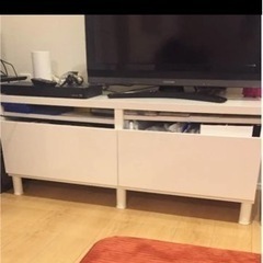 テレビ台 使用感あります ホワイト