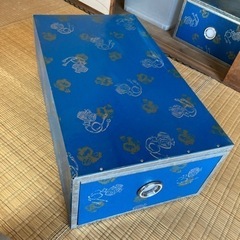 昭和レトロ　衣装ケース　２個組