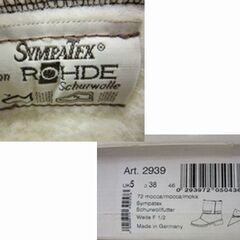 未使用品 ロイデ ブーツ レディース 38 24.0㎝ ダークブラウン ROHDE Art2939 シンパテックス SYMPATEX 耐水 防水 札幌 厚別店の画像