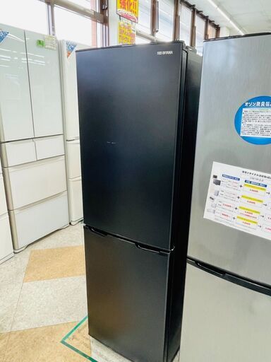 IRIS OHYAMA2ドア冷蔵庫 IRSE-16A-B 2019年製 Used IRIS OHYAMA2ドア
