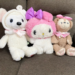 【美品】Disney サンリオ ぬいぐるみ3点セット⭐︎