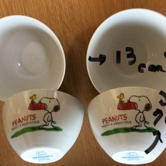 (決まりました)スヌーピーお椀？(陶器)中古