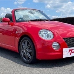 受け付け終了、コペン　オープンカー　カスタム有　車検2年付　☆総...